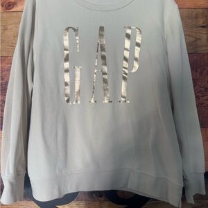 GAP Metallic Logo Crewneck Sweatshirt